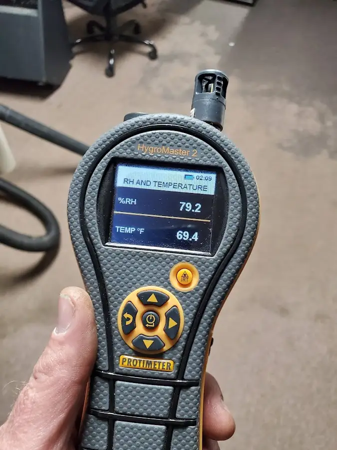 Moisture meter humidity assessment for Mold Remediation & Removal in Bowie